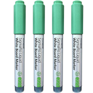 Monami SigmaFlo Liquid White Board Marker 4 Pcs -Green image