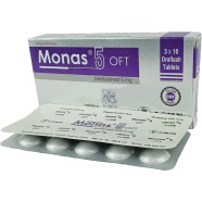 Monas OFT 5 mg 10's Strip Tablet icon