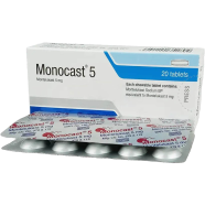 Monocast 5 mg - 10's Strip Chewable Tablet image