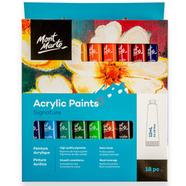 Mont Marte Acrylic Color Paint 18 color box 12ml Tube for artist image