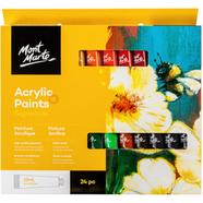 Mont Marte Acrylic Color Paint 24 colour box 12ml Tube for artist image