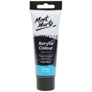 Mont Marte Acrylic Color Paint White and Black 75ml Tubes image