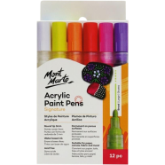 Mont Marte Acrylic Paint Marker Broad Tip-12pc image