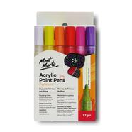 Mont Marte Acrylic Paint Marker Broad Tip-12pc image