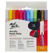 Mont Marte Acrylic Paint Marker Fine Tip-12pc image