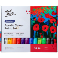 Mont Marte Acrylic Paint Set-48 Pc x 36 ml image