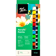 Mont Marte Acrylic Paints 12pce x 12ml image