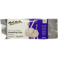 Mont Marte Air Hardening Modelling Clay - White 250 gm - MMSP0030