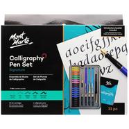 Mont Marte Calligraphy Set - Metal Tin 31pc image