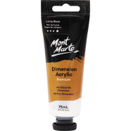 Mont Marte Dimension Acrylic, 75 ml - Lamp Black