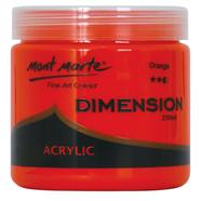 Mont Marte Dimension Acrylic Paint 250ml Pot - Orange image