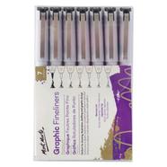 Mont Marte Graphic Fineliner Marker - 7pc image