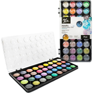 Mont Marte Metallic Watercolour Set 37 Colours image