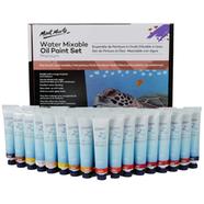 Mont Marte Premium H2O Water Mixable Oil Paint Set 36 Pcs - MPOW3618