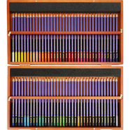 Mont Marte Premium Water colour Pencils- 72 Pcs In Wooden Box image