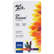 Mont Marte Signature Oil Pastels - Metal Tin 48 Pcs image