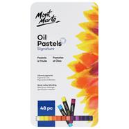 Mont Marte Signature Oil Pastels - Metal Tin 48pc image