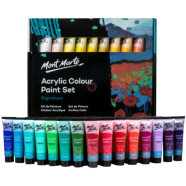 Mont Marte Signature Paint Set - Acrylic Paint 36pc x 36ml Tubes - MSCH3636