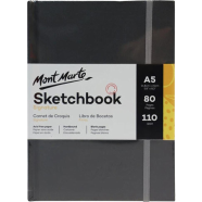 Mont Marte Signature Sketch Book - Hardbound A5 110gsm 80 Sheet