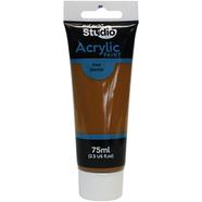 Mont Marte Studio Acrylic Paint 75ml - Raw Sienna (MSCH7506)