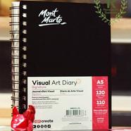 Mont Marte Visual Art Diary A5 110 gsm 120 Sheet image