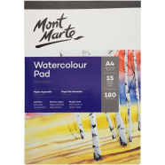 Mont Marte Watercolour Pad German Paper- A4(180gsm) 15 Sheet image