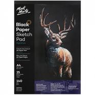 Mont marte Black Paper Sketch Pad - A4 icon