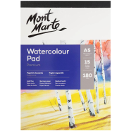 Mont marte Watercolour Pad German Paper- A5 (180gsm) 15 sheet