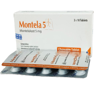 Montela 5 mg - 10's Strip Chewable Tablet image