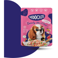 Moochie Dog Pouch Beauty Skin and Coat - Salmon with Carrot, Sweet Potato, Green Pea and Coconut Oil 85gm icon
