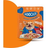 Moochie Dog Pouch Boost Immune - Duck with Cranberry, Goji Berry and Green Apple 85gm icon