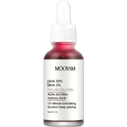 Mooyam Exfoliating Serum 30ml – AHA 30 Percent Plus BHA 2 Percent Anti-Acne, Brightening and Smoothing Face Serum image
