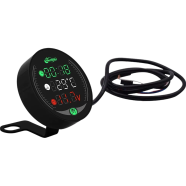 Morafayer 5 In 1 Water-Resistant Volt Meter For All Motorcycle Mirror Base 1 Set image