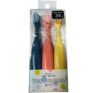 Moshi Moshi 3 Colour Soft Bristle Toothbrush 3Pcs image