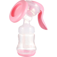 Mother Care Silicon Manual Breast Pump and Feeding Bottle 180ml Multicolor image