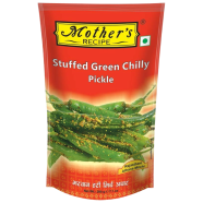 Mother's Recipe Stuffed Green Chilli Pickle Pouch 200 g image