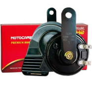 Motocare H2 Premium Dual Tone Snail Horn 12V Universal High Low Horn Set 80mm 105 To 118Db Water Resistant 1 Pair icon