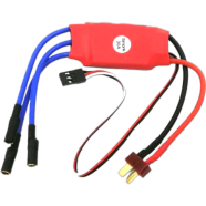 Motor Speed Controller Esc 30a Red For Brushless Motor image