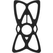 Motorcycle Mobile Holder Adjustable Non-Slip Soft Silicone Rubber Network Spider-Black 1Pcs image