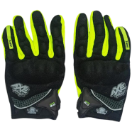 Motorcycle Racing Full Hand Gloves (gloves_a131_g_xl) image