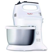 Moulinex HM312127 Quick Mix Hand Mixer with Stainless Steel Stand Bowl - 300-Watt