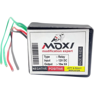 Moxi Waterproof Universal 16 Mode Motorbike Hazard Flasher 16 Different Pattern Flasher Relay For LED And Bulb Indicators 4 Cables image