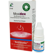 Moxidex 0.5 Percent, 0.1 Percent Ophthalmic Solution 5 ml Drop image