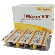 Moxin 500mg Capsule 10's Strip icon