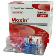 Moxin Vial Im/Iv Injection 500 mg 4'S Pack icon