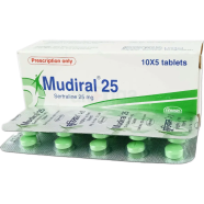Mudiral 25 mg Tablet 10's strip image