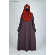 Glam Touch Muhtasim Plain Abaya Burqa image