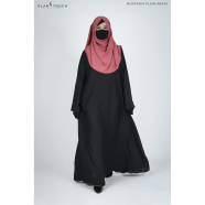 Glam Touch Muhtasim Plain Abaya Burqa image