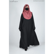 Glam Touch Muhtasim Plain Abaya Burqa image
