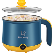 Multi-Functional Double Layer Electric Cooking Pot-Yellow image